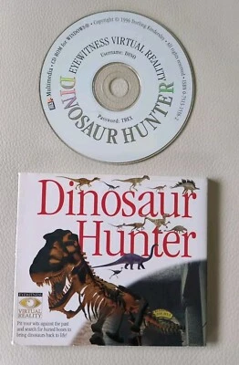 CD-ROM Dinosaur Hunter DK Multimedia 1996 Windows 3.1/95 - Image 1 of 4