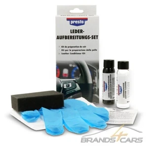 PRESTO LEDER AUFBEREITUNG SET SCHWARZ SEIDENMATT FLÜSSIGLEDER LEDERFARBE 1439354 - Bild 1 von 1