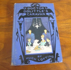 1927 BOOK DOCTOR DOLITTLE'S CARAVAN BY HUGH LOFTING - Picture 1 of 8