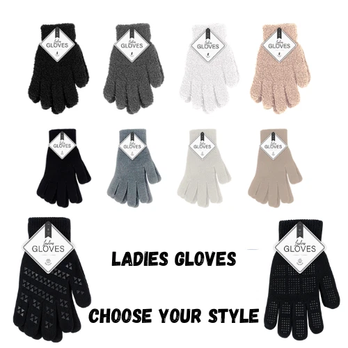 Ladies Snowsoft Gripper Thermal Gloves - Image 1 of 1