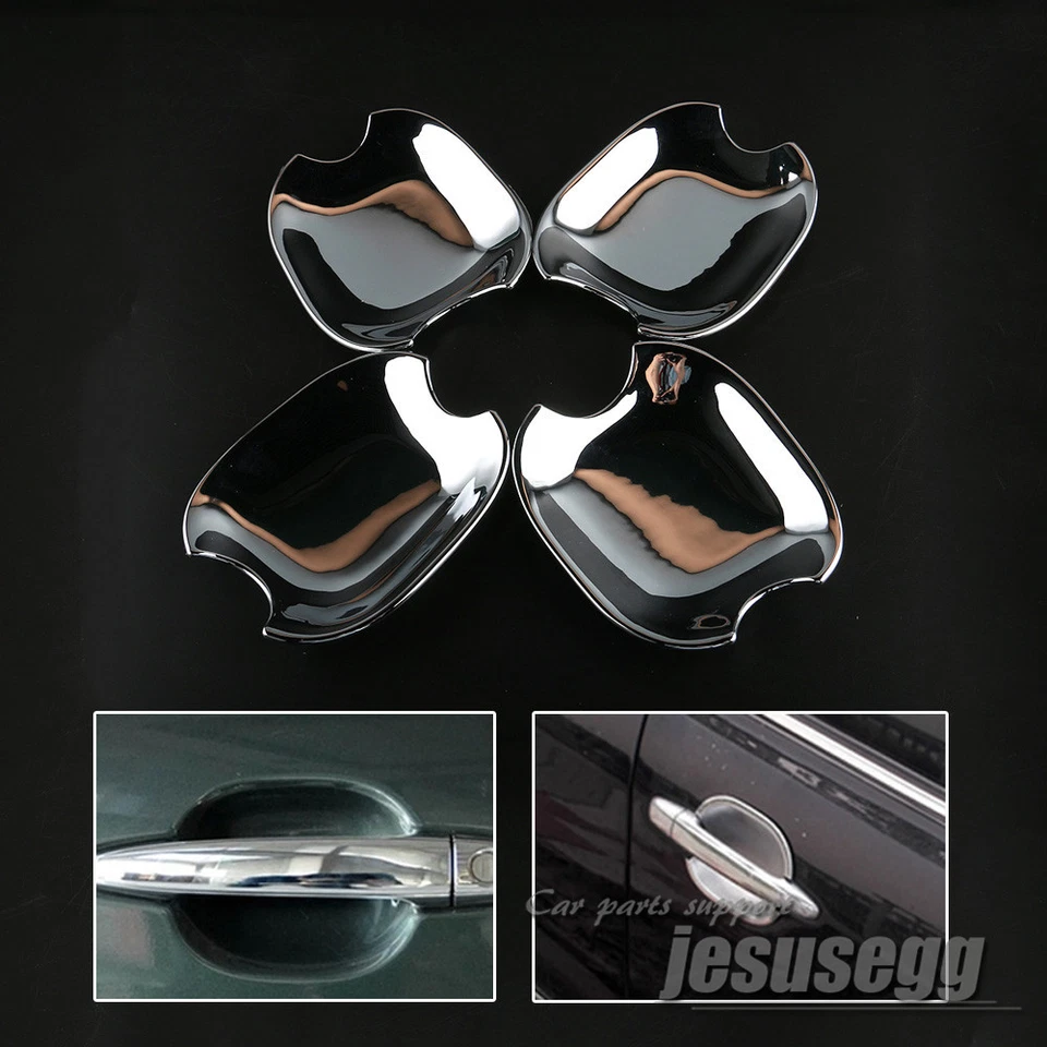 4X Chrome Door Handle Cup Bowl for Toyota Camry 2006-2011 Highlander 2008-2010 - Image 1 of 4