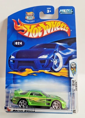 Hot Wheels 2003 primeras ediciones 12/42 24/siete verde claro Foto 1 de 3