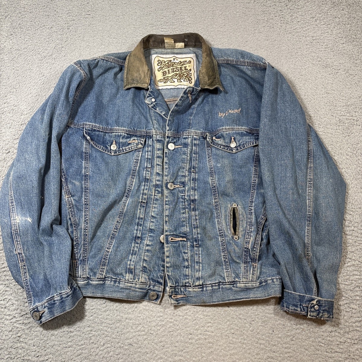 vintage diesel jacket products for sale | eBay