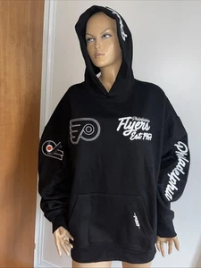 Philadelphia Flyers Pro Standard Black Paint The City Pullover Hoodie Mens sz XL - Picture 1 of 12