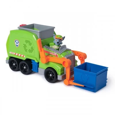 CAMION SPIN MASTER SCHIACCIAMENTO E ROTOLAMENTO ROCKY PAW Patrol - Immagine 1 di 4
