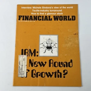 Financial World Magazine Vtg October 22 1975 Volume 144 #16 Rare Ads - Picture 1 of 4