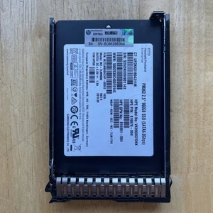 HPE VK0960GFDKK 960GB SATA 6G 2.5IN SSD WITH CADDY - Afbeelding 1 van 4