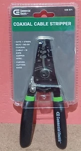 NEW IN PACKAGING COMMERCIAL ELECTRIC 538 971 COAXIAL CABLE STRIPPER - Picture 1 of 2