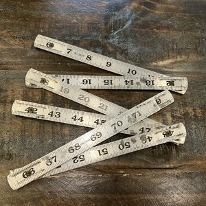 Vtg Craftsman 72” Metal Aluminum Folding Ruler #3937 - Picture 1 of 4