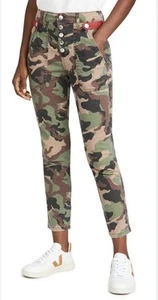 Veronica Beard Arya Straight Leg Camouflage Pants Size 27 4 New $298 - Picture 1 of 11