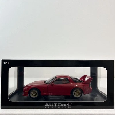 AUTOart 1/18 MAZDA RX-7 FD3S Version Tuning Rouge Vintage AUTOart Amemiya BBS - Photo 1/4