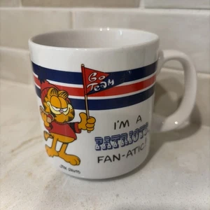 VINTAGE 1978 Garfield New England PATRIOTS Kaffeebecher FAN-ATIC! - Bild 1 von 5