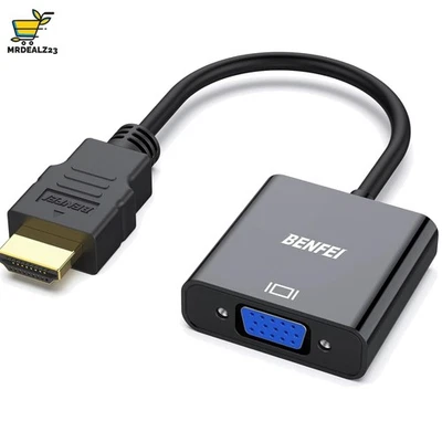 BENFEI HDMI zu VGA Adapter – Kompatibel mit PC, Laptop, Raspberry Pi und mehr - Bild 1 von 4