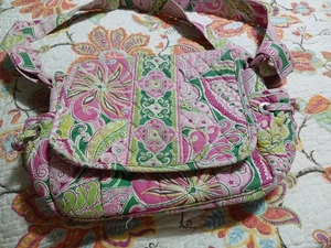 Vera Bradley Retired Pinwheel Pink Amy Crossbody shoulder bag purse - Picture 1 of 8