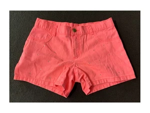CARTERS KIDS SHORT SHORTS  SIZE 12 -APPROX 25" WAIST NO ELASTIC/ PINKISH COLOR - Picture 1 of 5