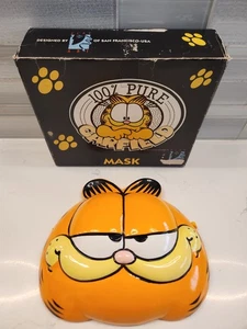 Vintage Garfield die Katze Keramik Wandmaske 1989 Tonkunst San Francisco #1901 - Bild 1 von 24