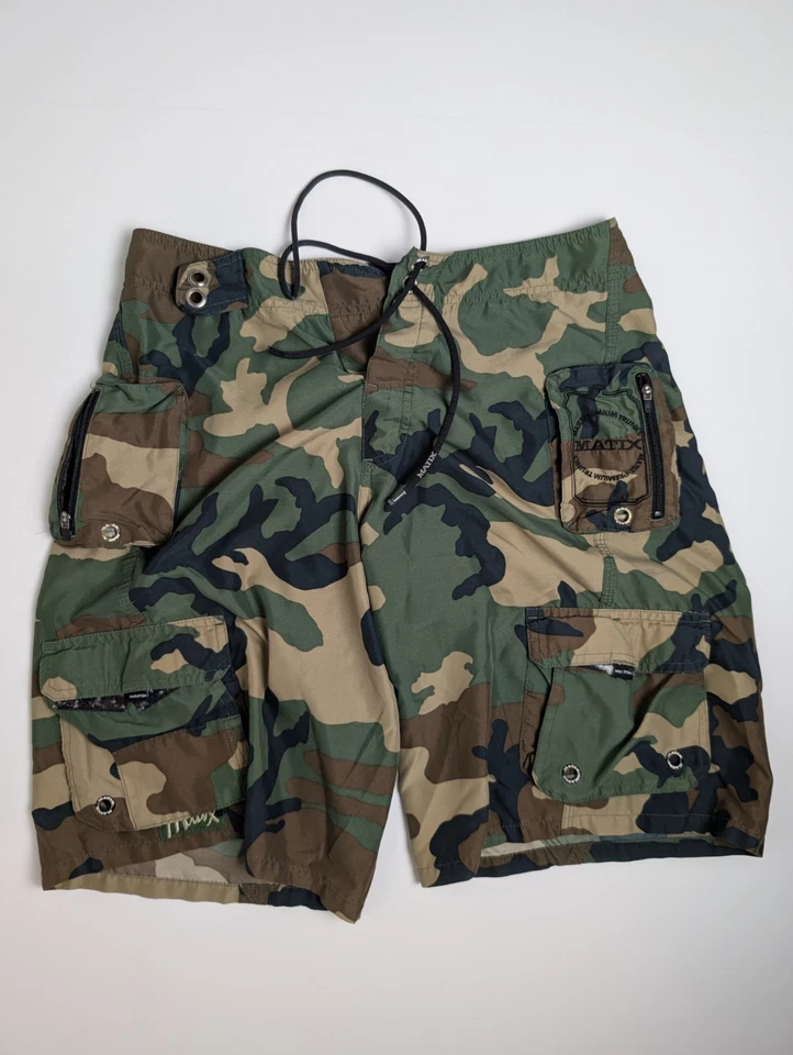 Pantalones Cortos de Carga Matix Camuflados 36" Cintura 21" Costura Exterior Para Hombre Estilo Militar Board Shorts Foto 1 de 4