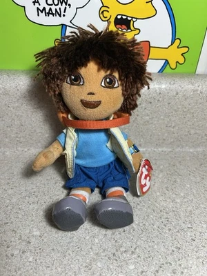 Nickelodeon Go Diego Go! Ty Beanie Baby Plush - Image 1 of 4