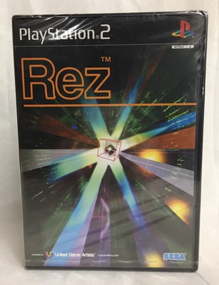 JPN NEW sealed REZ Playstation 2 PS2 Sega JAPAN IMPORT Music SHOOTER - SHIPS USA - Image 1 of 3