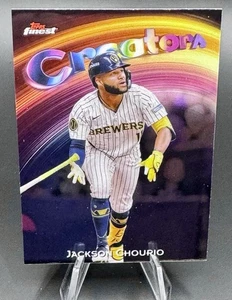 2025 Topps Finest Jackson Chourio Creator Insert #C-9 Milwaukee Brewers - Picture 1 of 2