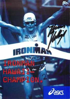 Ironman Hawaii Champion Autogrammkarte - Triathlon Legende - Bild 1 von 2