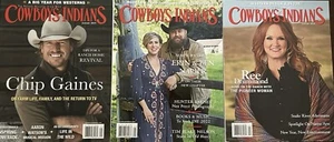 Cowboys & Indians Magazine Lot - Chip Gaines, PIONEER Woman, Erin & Ben Napier - Picture 1 of 3