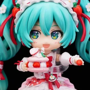 11cm Hatsune Miku Anime Figur 15th Anniversary #1939 Ob11 Strawberry Cake Boxed - Bild 1 von 18