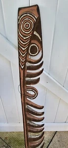 Asmat Cannibal Tribal Folk Art House Blessing Protection Carved Pacific - Picture 1 of 9