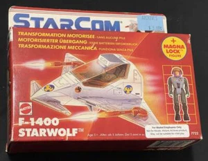 STARCOM F-1400 STARWOLF SEALED RARE EUROPEAN BOX MATTEL MISB 1990 - Picture 1 of 6