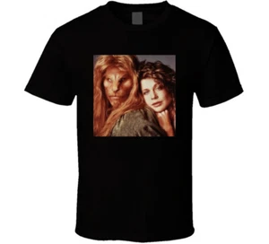 Beauty And The Beast 80s Tv Retro Classic T Shirt - Picture 1 of 9
