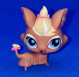 Littlest Pet Shop LPS Yorkie Dog with Pink Bow #2520 - Picture 1 of 3