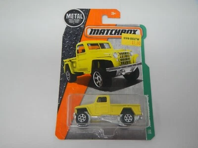Matchbox MBX Metal Jeep Willys 4x4 #116 Yellow (1) - Image 1 of 3
