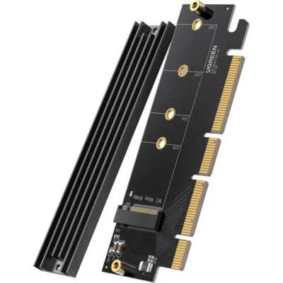 Erweiterungskarte 4.0 x16 für M.2 NVMe M-Key Ugreen Adapter PCIe Adapter-Karte