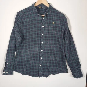 Admiral Button Up kariertes Herrenhemd Größe Large mehrfarbig Langarm - Bild 1 von 9