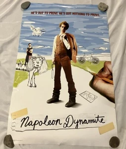 Original 2004 Napoleon Dynamite Promo Movie Poster Jon Heder 22” X 34” - Bild 1 von 8