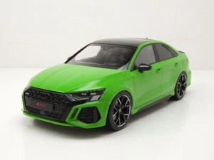 Audi RS3 Berlina 2022 Verde Chiaro Metallico Modellino Auto 1:18 MCG - Foto 1 di 8
