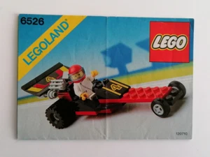 Notice Lego Racing 6526 Red Line Racer - Livret d'instructions 1989 - Bild 1 von 2