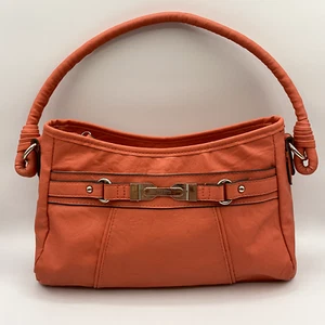 Bolso de mano vintage Rosetti imitación cuero coral hobo mediano - Imagen 1 de 7