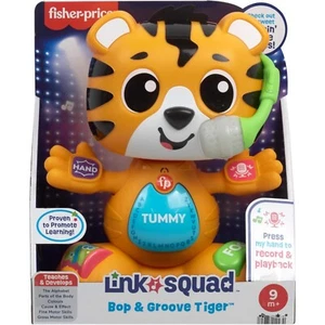 Fisher-Price Link Squad Bop & Groove Tiger Music Lights Ages 9 months+ New HYL24 - Bild 1 von 5