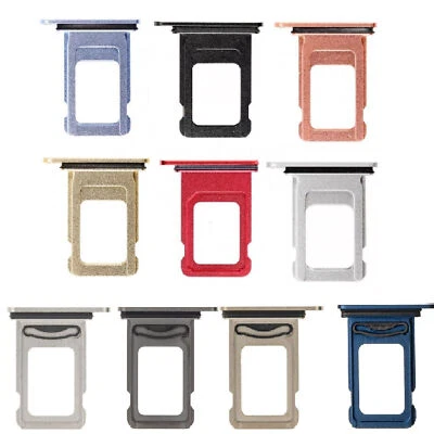 Sim Tray Sim Card Holder Replacement Repair For iPhone XS XR 11 12 13 14 Pro Max - Image 1 of 4