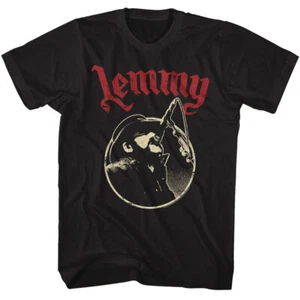 Camiseta para hombre Motorhead cantante Lemmy Kilmister Live On Stage mercancía de banda de rock - Imagen 1 de 5