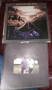 record album Running On Empty by Jackson Browne Lp Promo w booklet VG+ - Picture 1 of 2