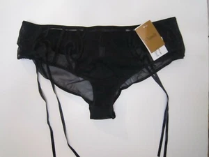 Chantelle Bikinihöschen schwarz Netz M neu mit Etikett Stil #1014 8720 - Bild 1 von 3
