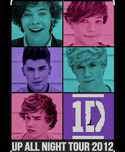 One Direction “Up All Night Tour” 2012 Poster. Unopened. - Picture 1 of 1