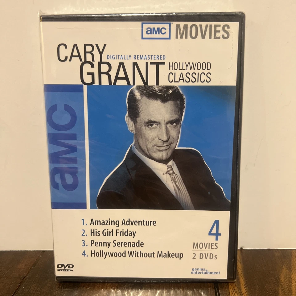 Cary Grant Hollywood Classics 4 Movies (Amazing Adventure, His Girl Friday ...) - Image 1 of 2