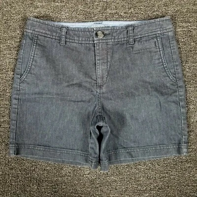 Dockers Jean Shorts Womens 6 Blue Stretch Casual Denim 9.5" Rise 31x6 Chino - Image 1 of 4