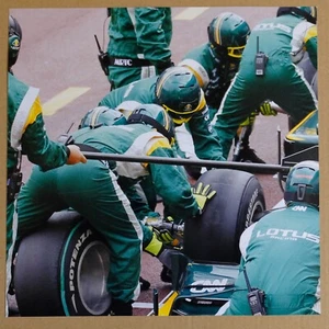 XL biglietto di auguri fatto a mano con LOTUS F1 TEAM, biglietto da 20 cm #2 - Foto 1 di 1