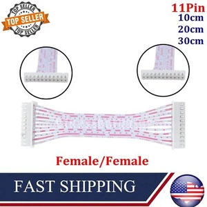 JST XH 2.54mm 11 Pin Pitch Connector Cable Female to Female PCB Wire 10cm 30cm - Picture 1 of 10