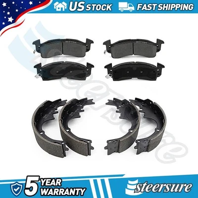 Juego de pastillas de freno de disco delanteras traseras zapata de freno de tambor para camioneta Chevrolet G10 1971-1971 Foto 1 de 4