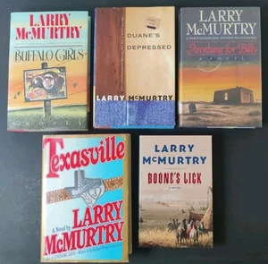 1st Edition Lot Of 5 Larry McMurtry Hardcover Books - Picture 1 of 20